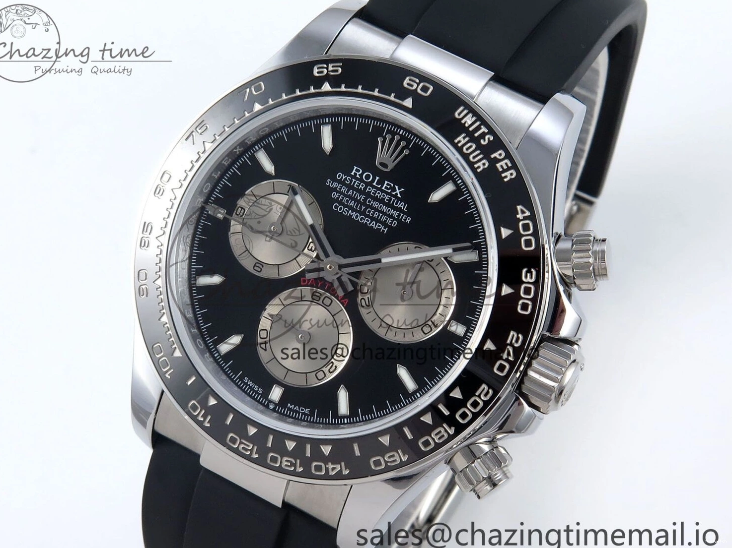 Dial Edition Gray on Daytona Strap 126519 1:1 V10 QF Best Oysterflex QF4131 Black 0202